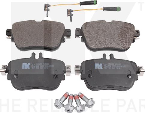 NK 223393 - Brake Pad Set, disc brake autospares.lv