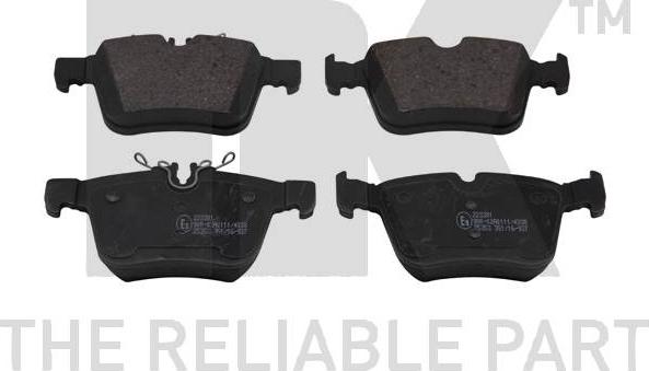 NK 223381 - Brake Pad Set, disc brake autospares.lv