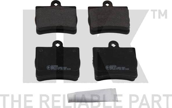 NK 223334 - Brake Pad Set, disc brake autospares.lv