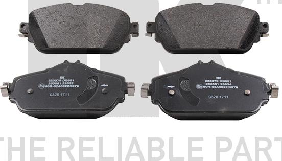 NK 223379 - Brake Pad Set, disc brake autospares.lv