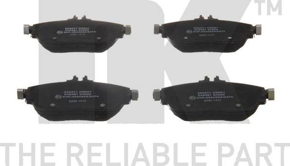 NK 223371 - Brake Pad Set, disc brake autospares.lv