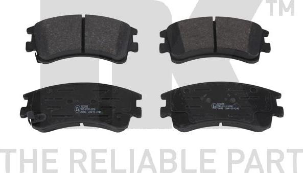 NK 223 245 - Brake Pad Set, disc brake autospares.lv