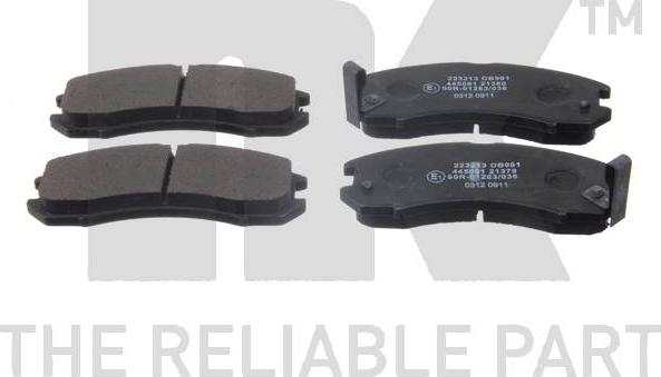 NK 223213 - Brake Pad Set, disc brake autospares.lv