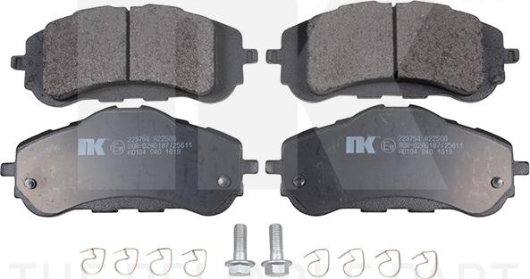 NK 223754 - Brake Pad Set, disc brake autospares.lv