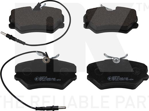 NK 223715 - Brake Pad Set, disc brake autospares.lv