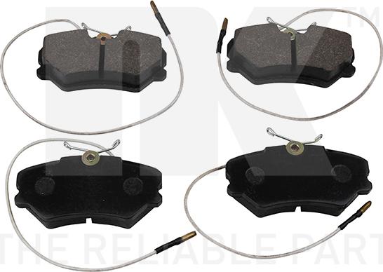 NK 223733 - Brake Pad Set, disc brake autospares.lv