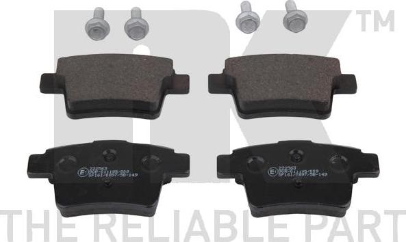 NK 222563 - Brake Pad Set, disc brake autospares.lv