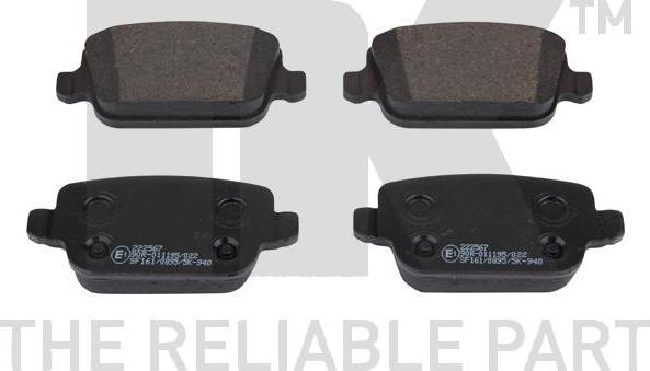 NK 222567 - Brake Pad Set, disc brake autospares.lv