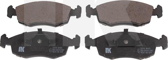 NK 222516 - Brake Pad Set, disc brake autospares.lv