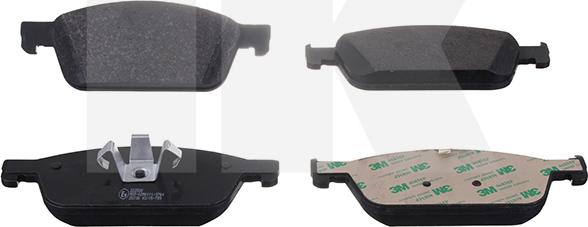 NK 222580 - Brake Pad Set, disc brake autospares.lv