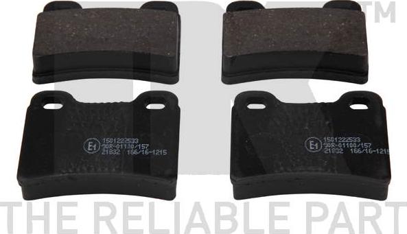 NK 222533 - Brake Pad Set, disc brake autospares.lv