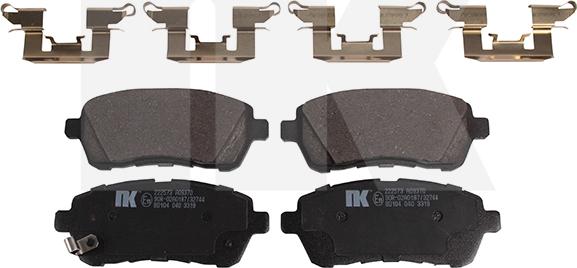 NK 222573 - Brake Pad Set, disc brake autospares.lv