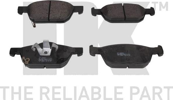 NK 222649 - Brake Pad Set, disc brake autospares.lv