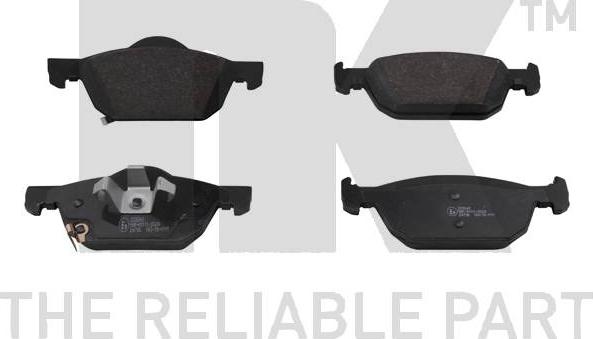 NK 222642 - Brake Pad Set, disc brake autospares.lv