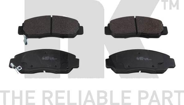 NK 222637 - Brake Pad Set, disc brake autospares.lv