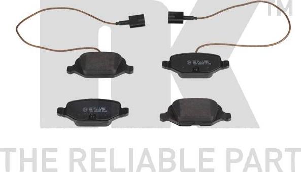 NK 222393 - Brake Pad Set, disc brake autospares.lv