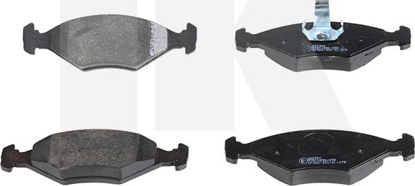 NK 222392 - Brake Pad Set, disc brake autospares.lv