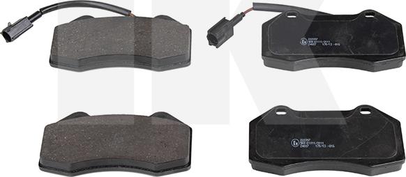 NK 222397 - Brake Pad Set, disc brake autospares.lv