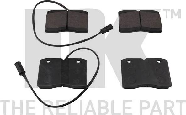 NK 222343 - Brake Pad Set, disc brake autospares.lv