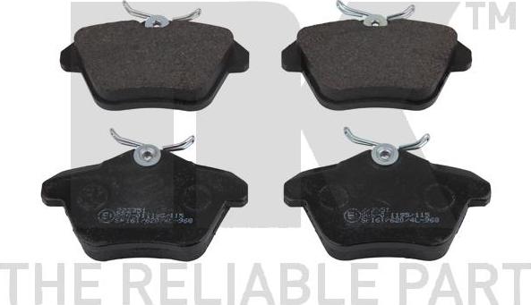 NK 222351 - Brake Pad Set, disc brake autospares.lv