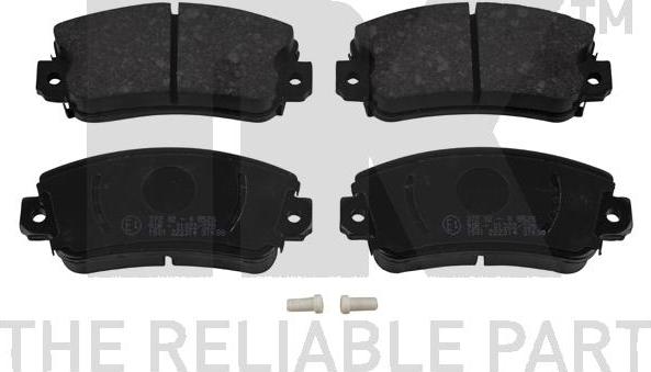 NK 222314 - Brake Pad Set, disc brake autospares.lv