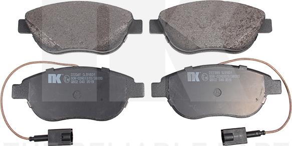 NK 222389 - Brake Pad Set, disc brake autospares.lv