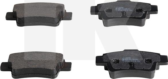 NK 222381 - Brake Pad Set, disc brake autospares.lv