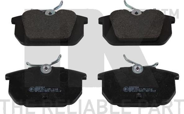 NK 222324 - Brake Pad Set, disc brake autospares.lv