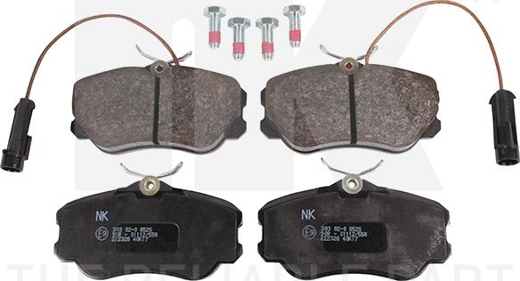 NK 222328 - Brake Pad Set, disc brake autospares.lv