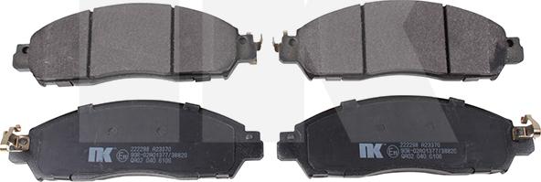 NK 222298 - Brake Pad Set, disc brake autospares.lv