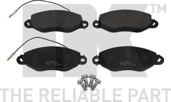 NK 222263 - Brake Pad Set, disc brake autospares.lv