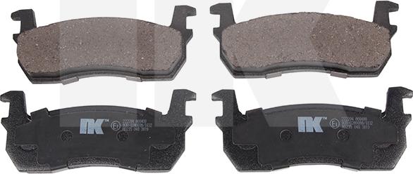 NK 222204 - Brake Pad Set, disc brake autospares.lv