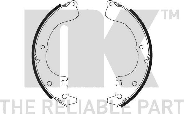 NK 2745351 - Brake Shoe Set autospares.lv