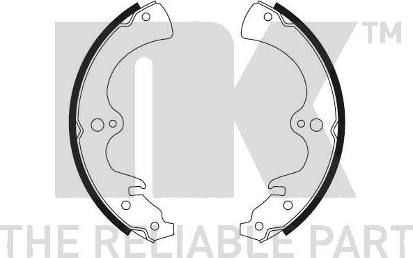 NK 2732431 - Brake Shoe Set autospares.lv