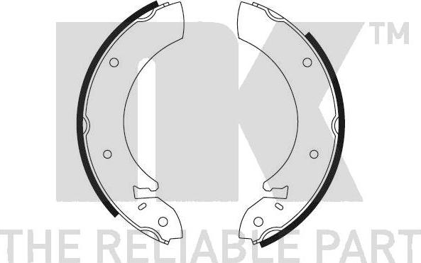 NK 2725057 - Brake Shoe Set autospares.lv