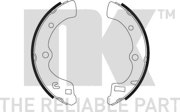 NK 2726387 - Brake Shoe Set autospares.lv