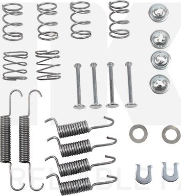 NK 7944871 - Accessory Kit, parking brake shoes autospares.lv