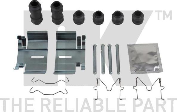 NK 79451836 - Accessory Kit for disc brake Pads autospares.lv