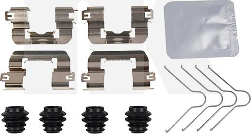 NK 79351662 - Accessory Kit for disc brake Pads autospares.lv