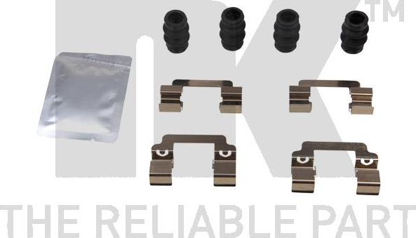 NK 79361830 - Accessory Kit for disc brake Pads autospares.lv