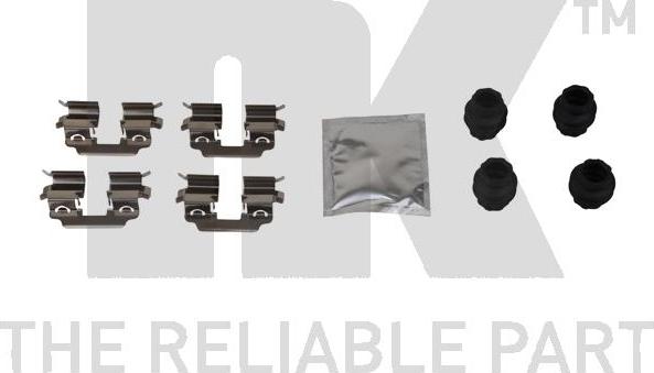 NK 79331881 - Accessory Kit for disc brake Pads autospares.lv