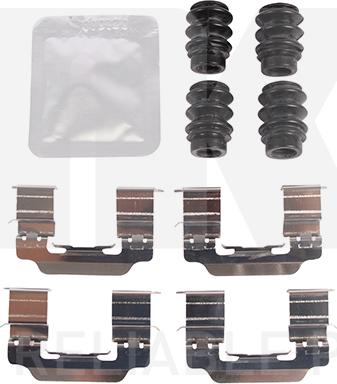 NK 7937993 - Accessory Kit for disc brake Pads autospares.lv