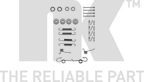 NK 7925511 - Accessory Kit, brake shoes autospares.lv