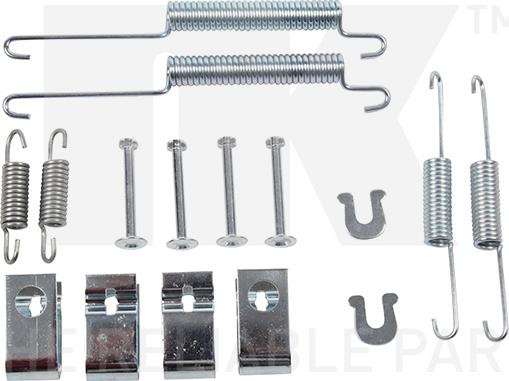 NK 7926668 - Accessory Kit, parking brake shoes autospares.lv