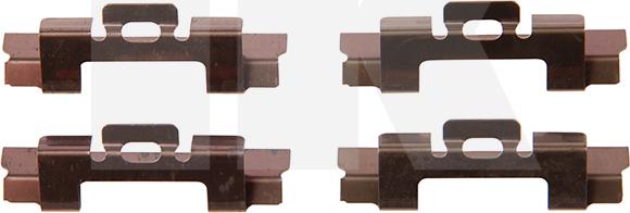 NK 7922027 - Accessory Kit for disc brake Pads autospares.lv