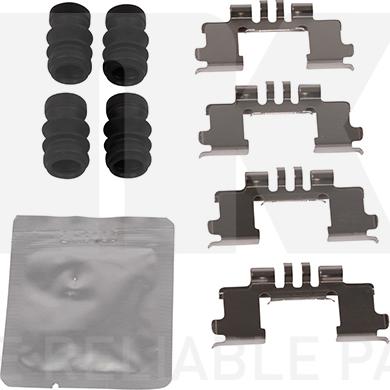 NK 79221812 - Accessory Kit for disc brake Pads autospares.lv