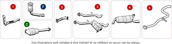 NPS D430U03 - Exhaust System autospares.lv