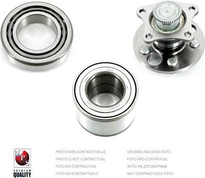 NPS H471A23 - Wheel hub, bearing Kit autospares.lv