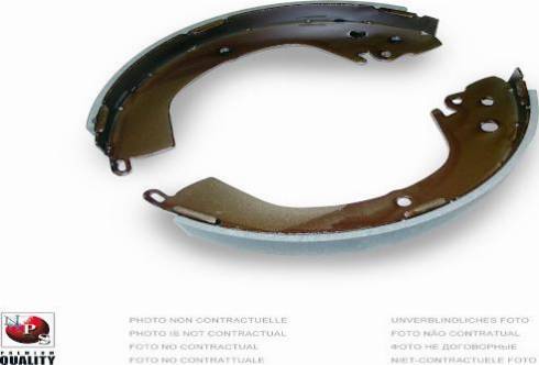 NPS H350I01 - Brake Shoe Set autospares.lv