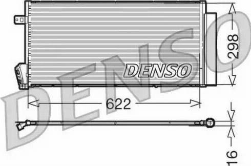 NPS DCN09018 - Condenser, air conditioning autospares.lv